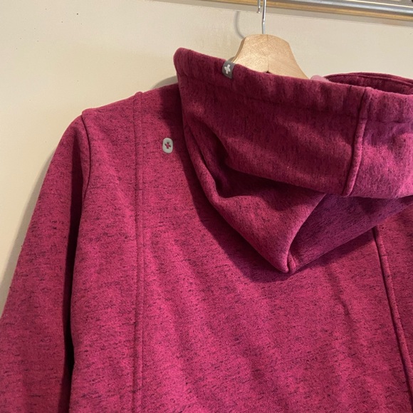 Figs Dark Magenta Essential Hoodie - Picture 3 of 4